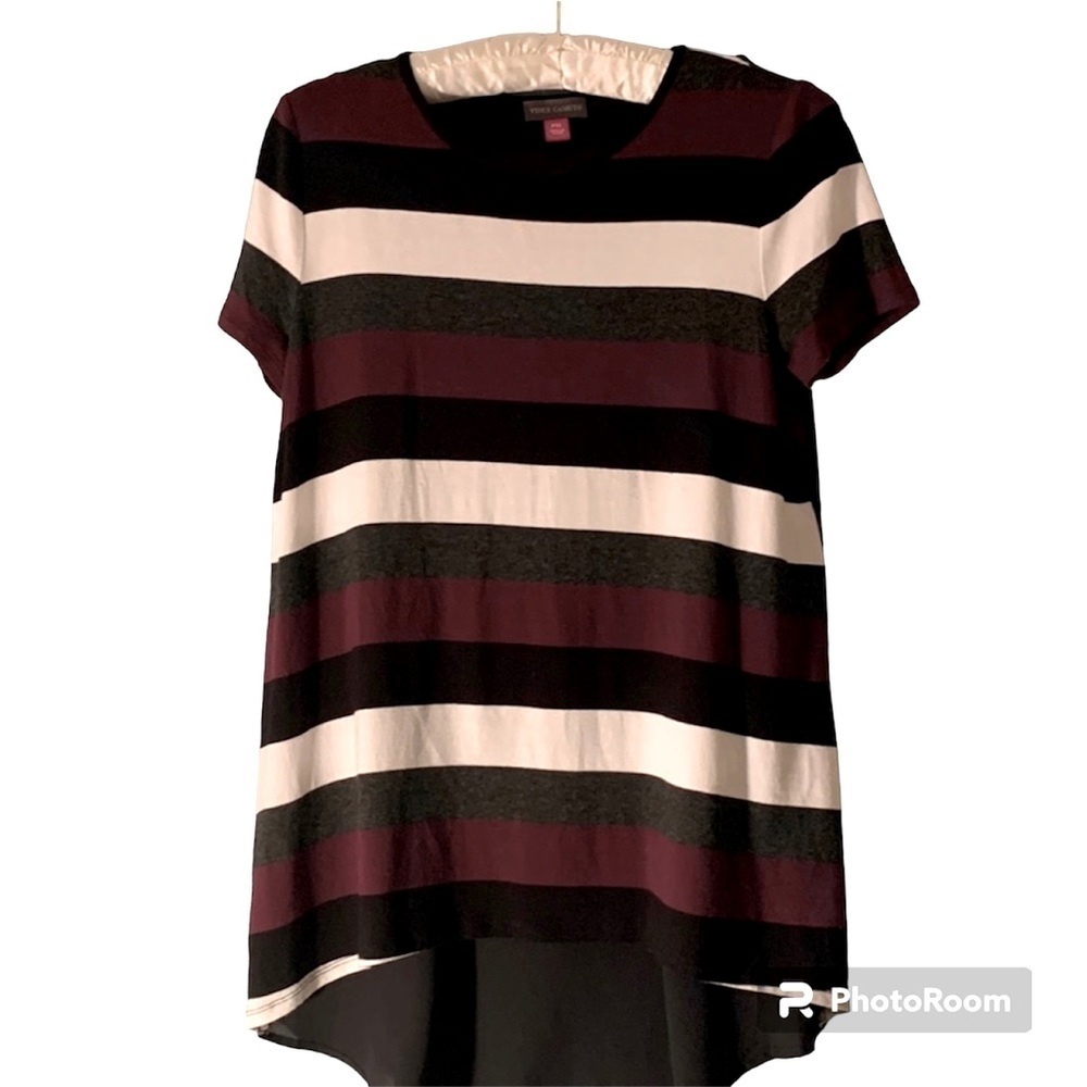 Vince Camuto size PXS Petite extra small A-line swing high low top